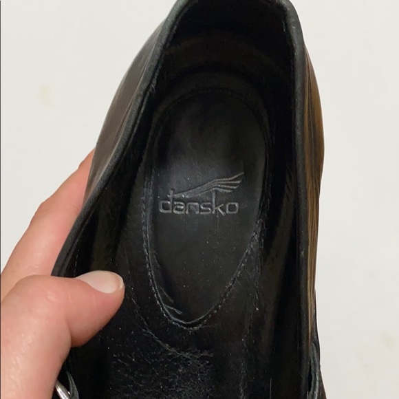 Dansko Double Strap Black Mary Jane Clogs - Picture 9 of 11